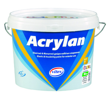 ACRYLAN ELASTIC - ΕΛΑΣΤΟΜΕΡΕΣ ΣΤΕΓΑΝΩΤΙΚΟ ΑΚΡΥΛΙΚΟ ΧΡΩΜΑ - VITEX